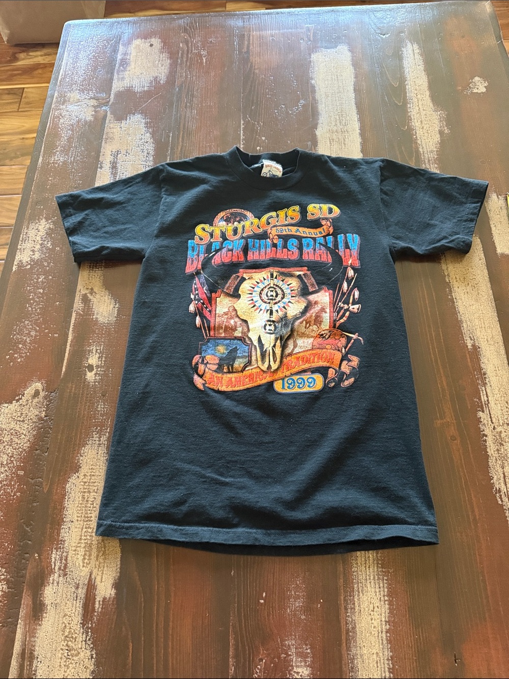 Sturgis SD Black Graphic Kids T‑Shirt - 1999 Design